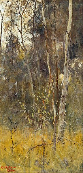 Frederick Mccubbin At the Falling of the Year china oil painting image